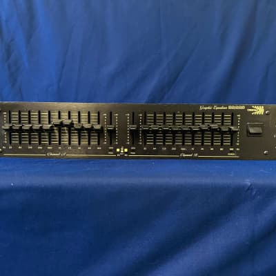 Biamp EQ-210 Rack Mount Equalizer, 2x10 Sliders + Gain, | Reverb