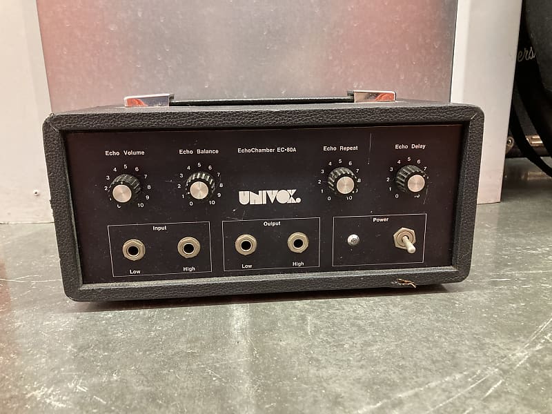 Univox EchoChamber EC-80A Tape Echo 1970s - Black image 1