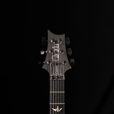 PRS Custom 24 Floyd Rose Grey Black 10 Top Flame with Ebony Fingerboard and Maple Neck image 3