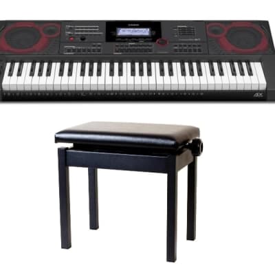 CASIO 61-Key Portable Model CTX5000 Piano Style Keyboard with FREE Bench