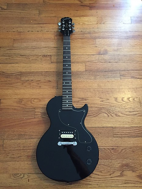 【美品】epiphone lespaul junior エボニーブラックつや消し Epiphone Les Paul Junior Electric Guitar - Ebony Black