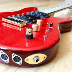 Virtual DSP Midiaxe USA Made Electric MIDI Controller Guitar Rare & Complete! image 6