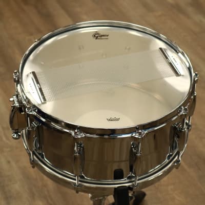 Gretsch USA Custom 6.5x14" Chrome over Brass Snare Drum image 7