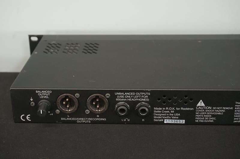 Rocktron VooDu Valve Online Guitar DSP Preamp - 1U Rack Mount