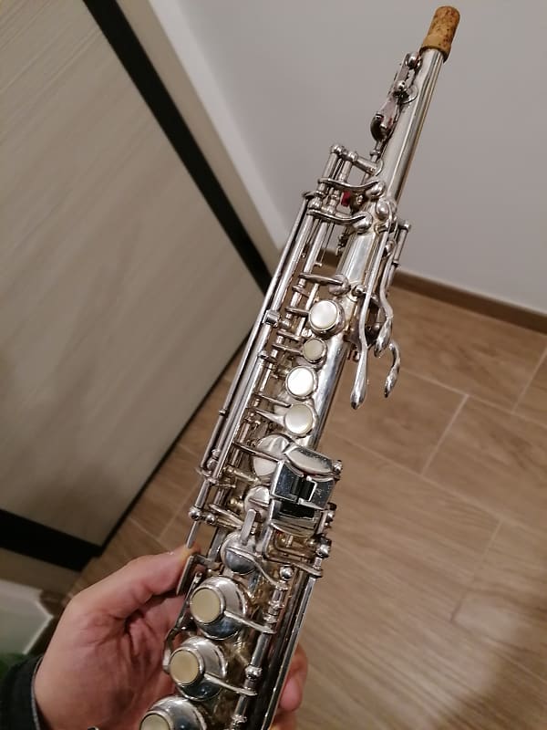 Borgani Macerata silver plated Per Jubilee soprano | Reverb Canada