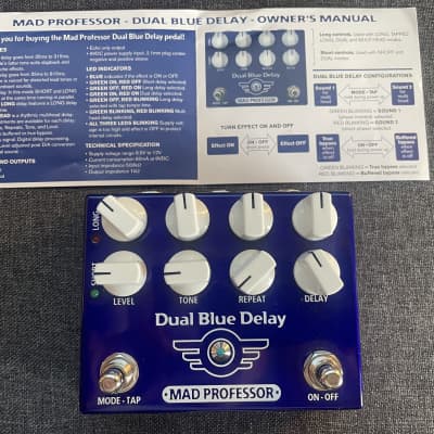 Reverb.com listing, price, conditions, and images for mad-professor-dual-blue-delay