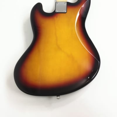 Haze SBG387BS 4-String Electric Bass Guitar, Sunburst + Free Bag, Tuner, Strap, 3 Picks image 7