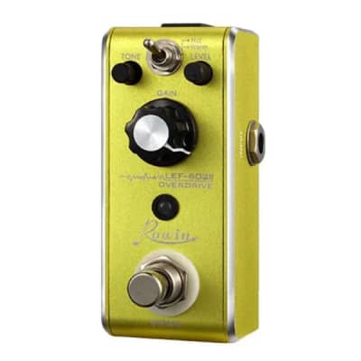 Rowin LEF-602-B Overdrive II Hot Powerful Tube Screaming Tone with Jcr 4558 Chip Their Nice Stuff image 1