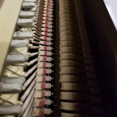 Wurlitzer Console Piano 70s Walnut image 9