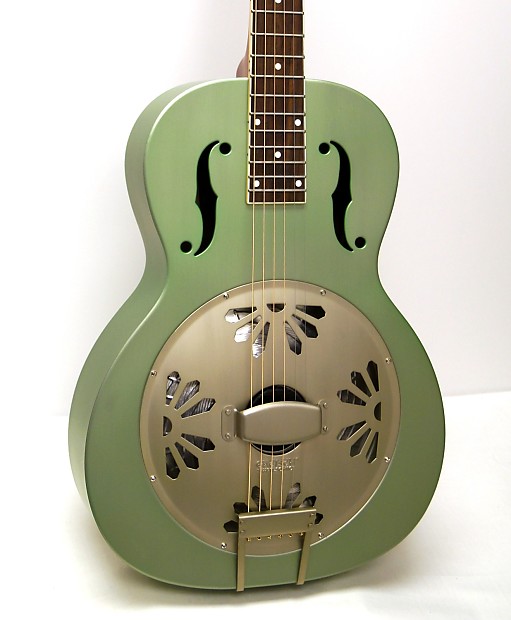 Gretsch G9202 Honey Dipper Special Round Neck Resonator Acoustic Guitar Swamp Green