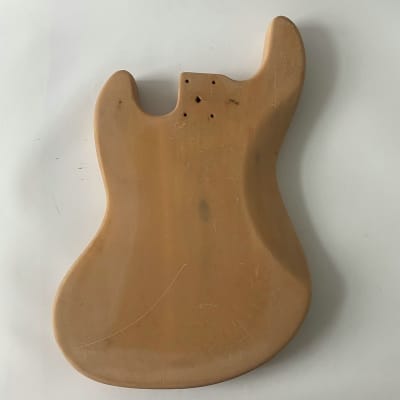 4 String Unfinished Bass Guitar Body Project Fit Jazz Bass image 4