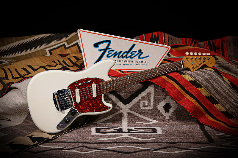 2007 Fender Mustang MIJ "Olympic White" image 1