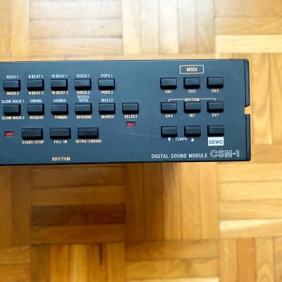 Impossible to find! Casio CSM-1 (Japan, 1984) Mysterious Digital Sound Module Synth & Drum expander! image 4