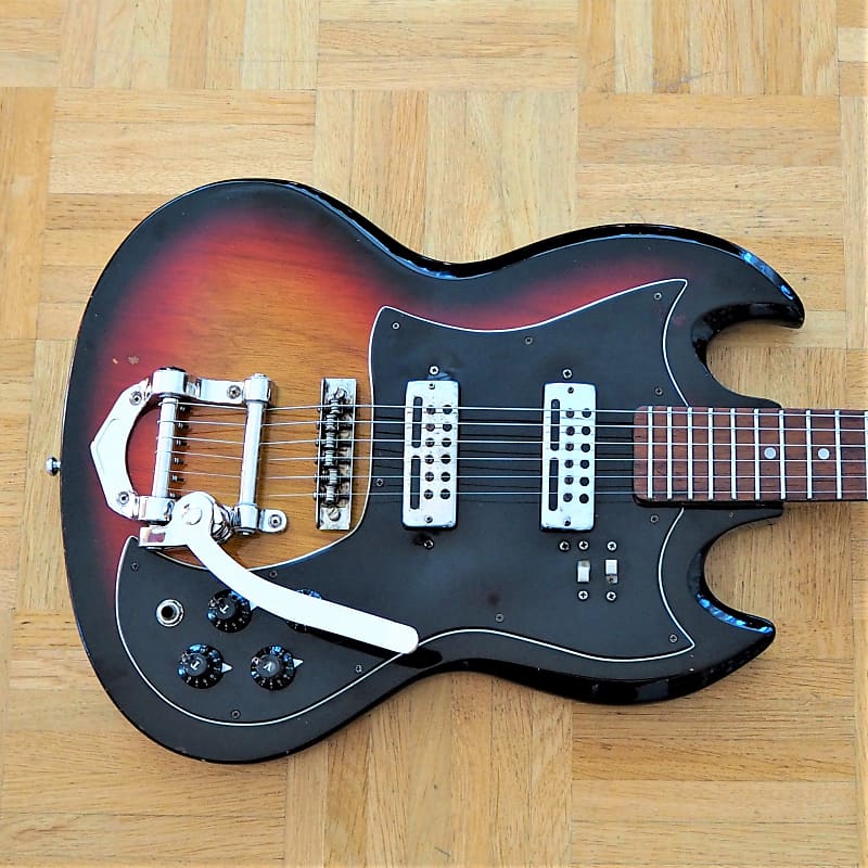 Teisco ? SG-style guitar ~1970 made in Japan | Reverb