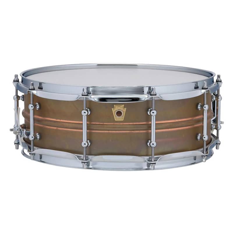 Ludwig LC661T Raw Copper Phonic 5x14" Snare Drum with Tube Lugs	 image 1