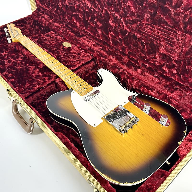 2014 Fender Custom Shop ’51 Nocaster Relic – 2 Colour Sunburst image 1