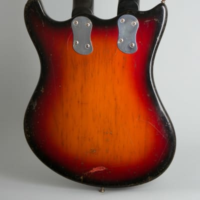 Mosrite  Doubleneck Solid Body Electric Guitar (1967), ser. #2J467, black tolex hard shell case. image 4