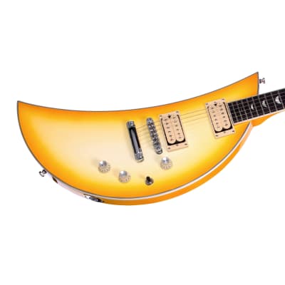 Eastwood Guitars Moonsault - Yellowburst - Vintage Kawai-inspired Electric Guitar - NEW! image 2