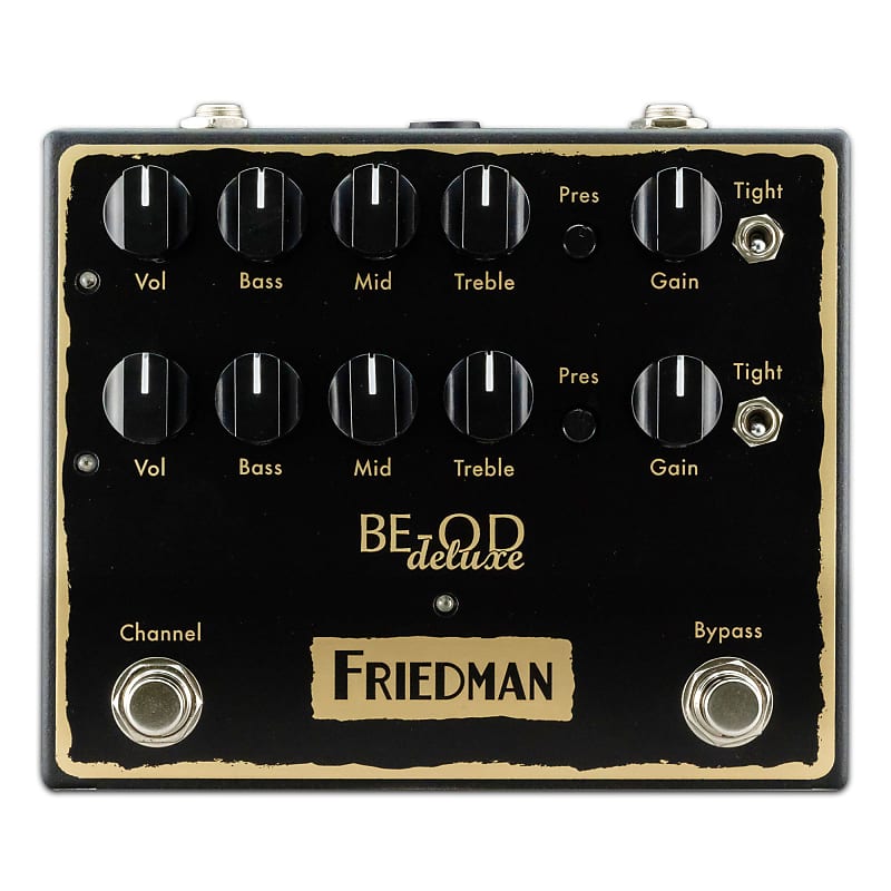 Friedman BE-OD Deluxe Dual Overdrive Effects Pedal image 1