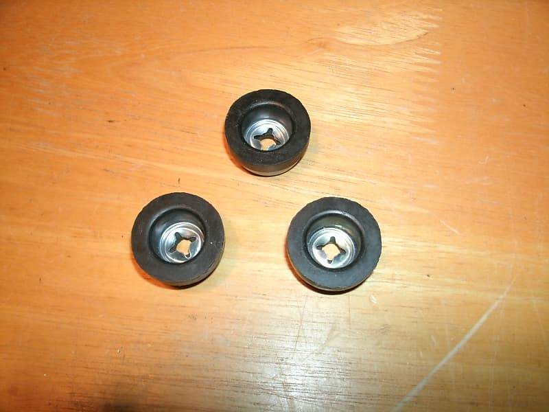 Set of 3 Atlas Sound MS1012RF Rubber Feet for pre 2003 MS Series microphone stands. Mic image 1