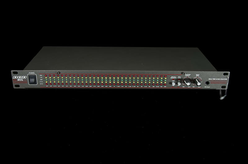 DOD SR RTA Realtime Audio Analyzer w/Mic and Power Cable