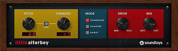 Soundtoys Little AlterBoy Monophonic Voice Manipulator image 1