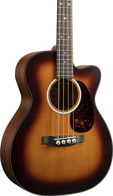 Martin 000CJR-10E Bass Short-Scale Acoustic-Electric Bass Guitar, Burst w/ Bag image 1