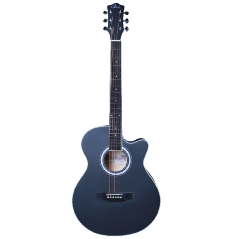 Stagg Thin Cutaway Acoustic Electric Classical Guitar - Black - SCL60  TCE-BLK