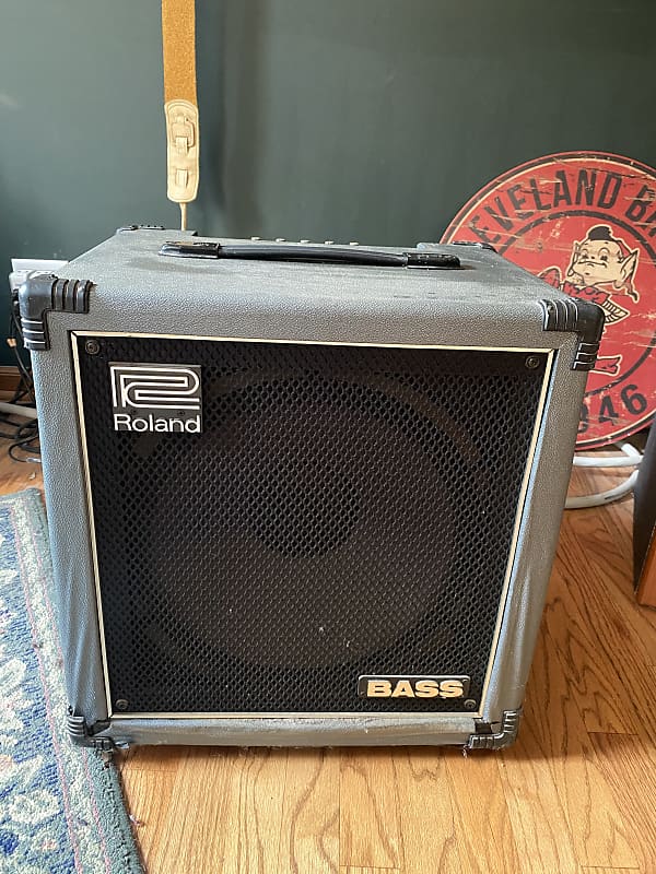 Roland Super Cube 100 Bass Amp 1984 Blue/Grey | Reverb