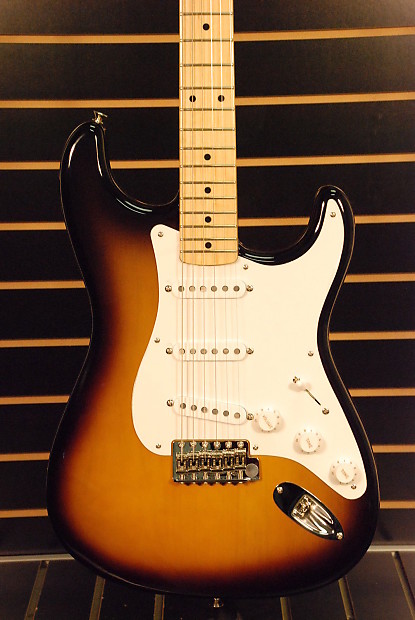 Fender American Vintage '56 Stratocaster® 2-Tone Sunburst Electric Guitar image 1