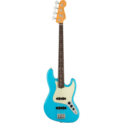 Fender American Professional II Jazz Bass, Rosewood Fingerboard - Miami Blue for sale