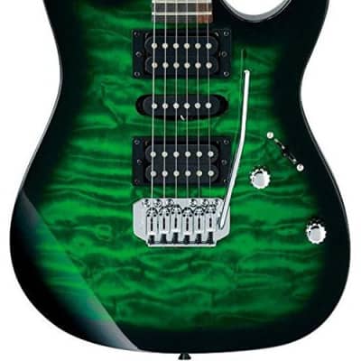 Ibanez GRX70QA GIO RX Series Electric Guitar Green + Free DVD, Guitar Pics, Strap, String Winder and Tuner image 2