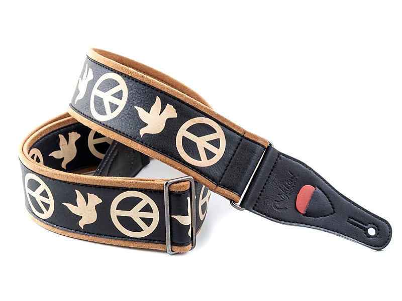 Right On Straps Peace & Doves - Neil Young Strap image 1