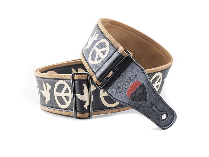 RightOn! Legend Peace Doves Guitar Strap | Reverb UK