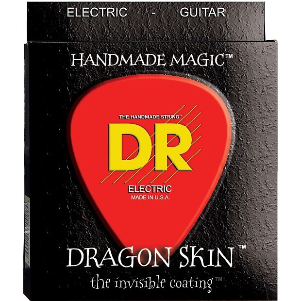 DR DSE-2/9 Dragon Skin K3 Coated Electric Guitar Strings - Light (9-42), Pack of 2 image 1