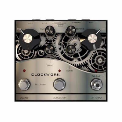 Mint J. Rockett Clockwork Delay Pedal with Modulation and Tap Tempo for sale