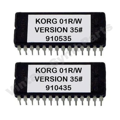 Korg 01R/W Version #35 Firmware Update Eprom Upgrade OS for 01RW Synthesizer