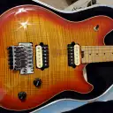 2017 NAMM Show Guitar Peavey HP2 Wolfgang Style EVH Cherryburst Flame Archtop W/ OHSC USA