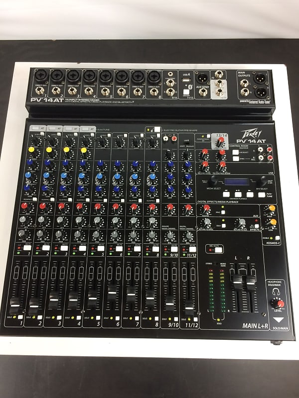 Peavey PV 14AT Compact 14-Channel Mixer with Bluetooth and Antares