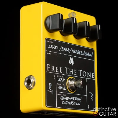 Free The Tone QA-2 Quad Arrow Distortion Yellow | Reverb Canada