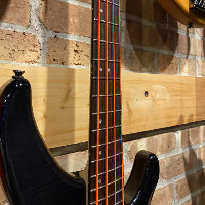 Yamaha TRBX604FM 4-String Electric Bass Guitar- Translucent Black image 3