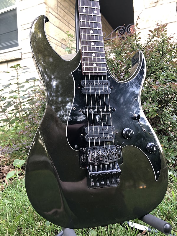 Fender Heartfield  1990 Montego Black w Hardshell Case image 1