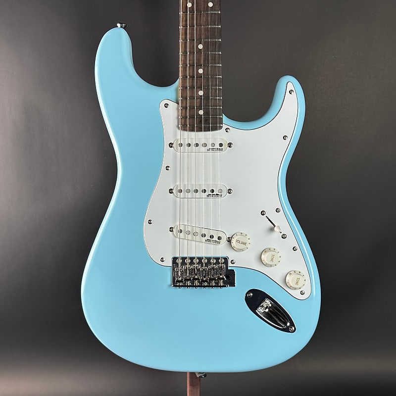 Used Vintage V6 Reissue Series Strat Sonic Blue w/bag TSU20589 image 1