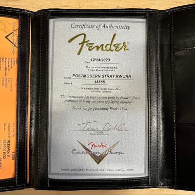Fender Custom Shop Postmodern Stratocaster Journeyman Relic - Aged Black - XN16665 - PLEK'd image 12