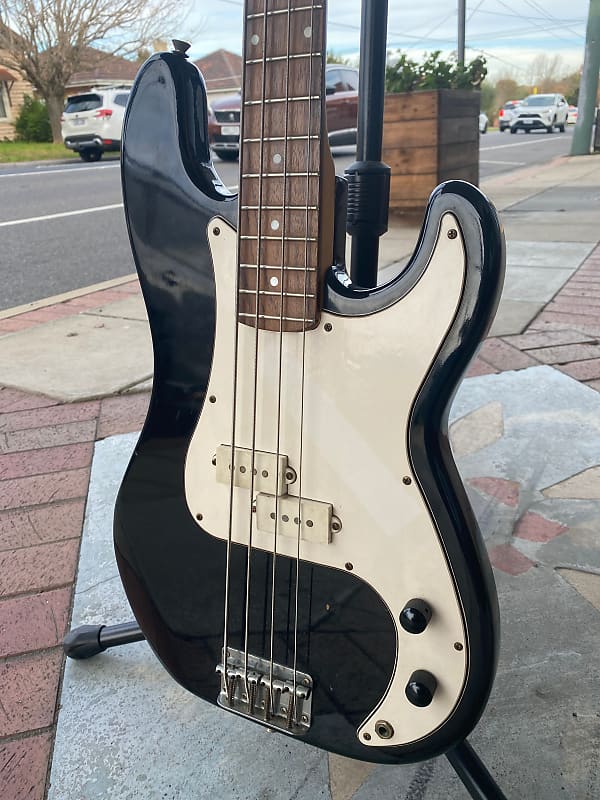 Jagard P Bass Electric Bass Guitar | 4-String | Black Gloss | Reverb