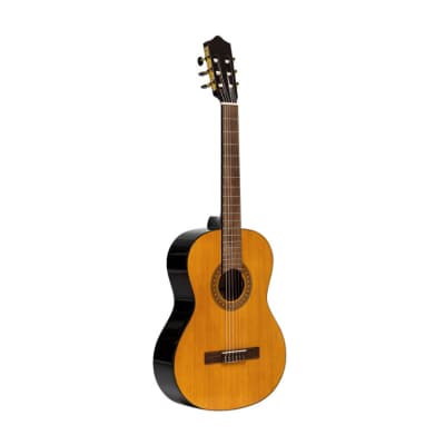 STAGG SCL60 classical guitar with spruce top natural colour image 3