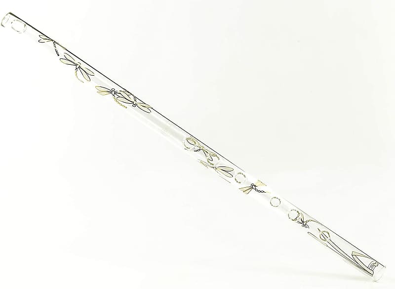 Hall Crystal Glass Flute 21703 G Flute Dragonfly w/ Reverb