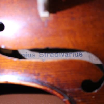 Early 1900's Antonius Stradivarius Copy Made in Germany 4/4 Violin image 5
