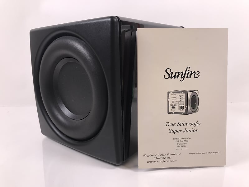 Sunfire Speaker True Subwoofer Super Junior Dual Compact Reverb