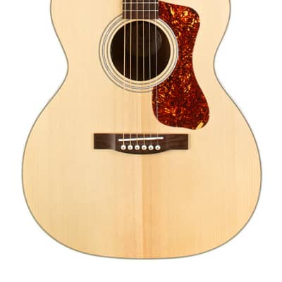 Guild OM-240E, Solid Sitka Spruce top, Mahogany B/S, Westerly Collection, Natural image 1